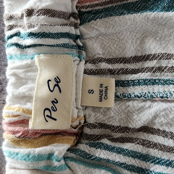 Per Se size S women's linen capri - Picture 5 of 5